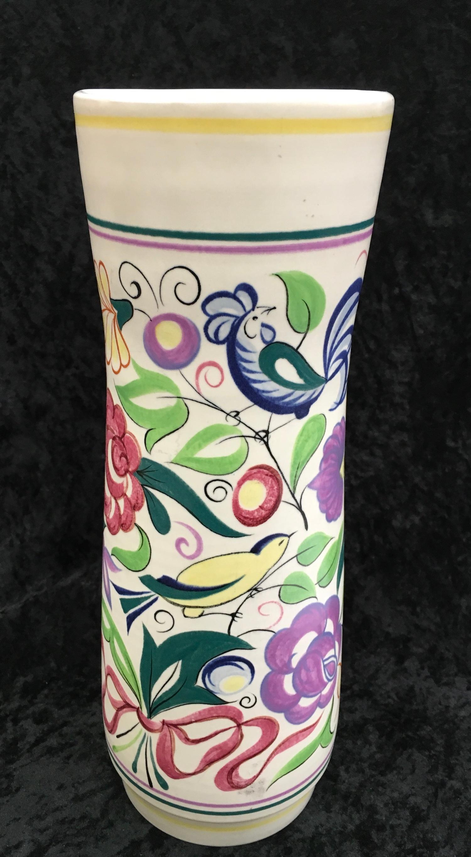 Poole Pottery LE pattern vase. - Image 2 of 3