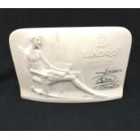 Lladro Collectors Society sign, signed to front.