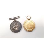 WWI group of 2 medals to R B Nichols London Reg 1902-1905.