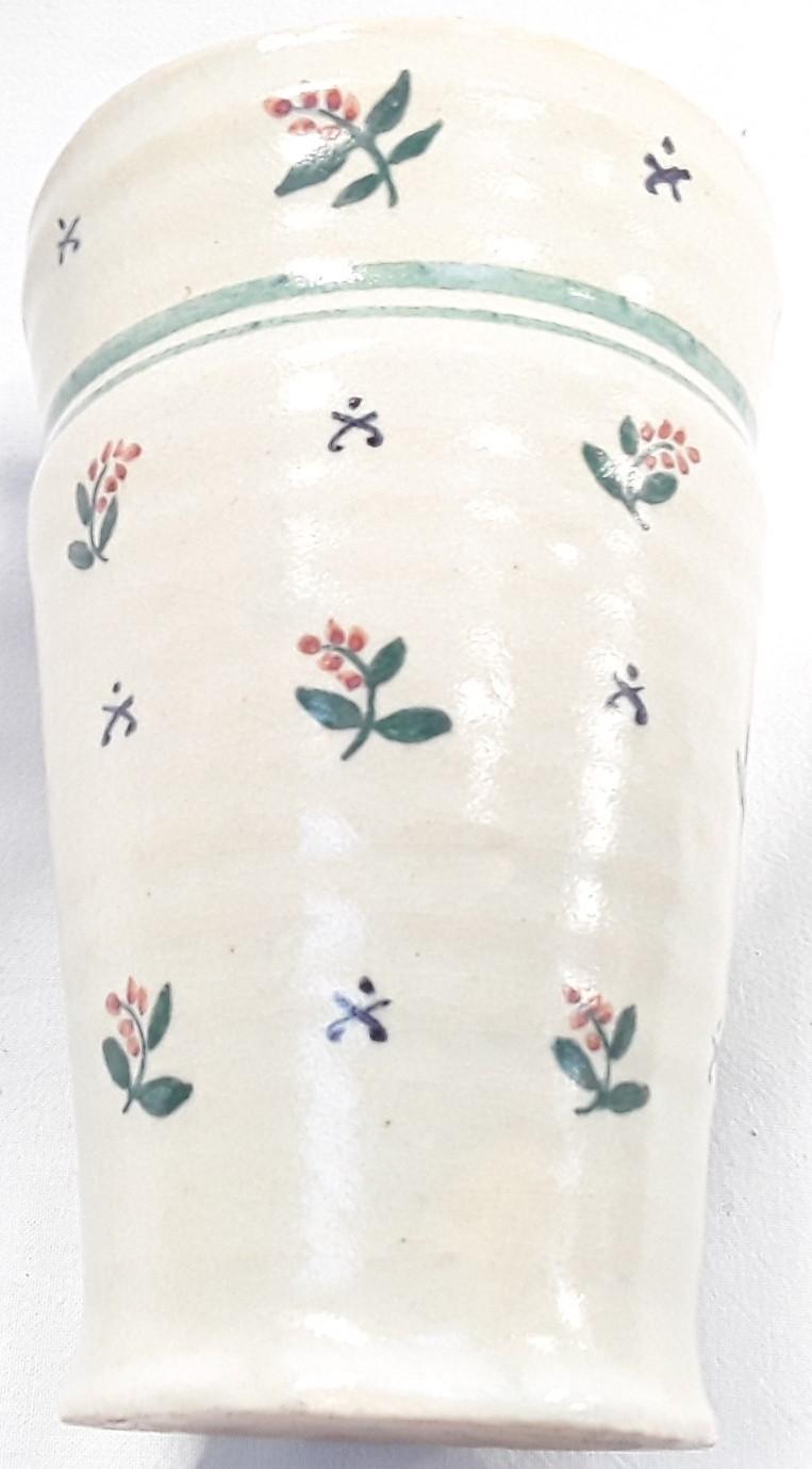 Carter & Co Poole Pottery early transitional ware spring & leaf decoration possibly by James Radley - Image 3 of 4