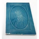 Poole Pottery Charles Van Raalte portrait tile/plaque shown on page 23 of the Hayward & Atterbury