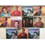 ELVIS PRESLEY E.P. VINYL RECORDS. 11 records here which include titles - Elvis For You - Jailhouse