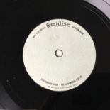 VINCE EVERETT 12" ACETATE LP RECORD. This disc contains 12 tracks rangeing from live to studio