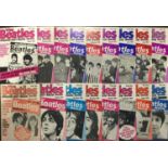 THE BEATLES APPRECIATION MAGAZINES. Here we have 17 magazine copies from the 70's and 80's found