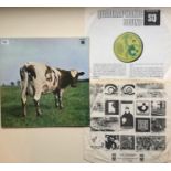 PINK FLOYD 'ATOM HEART MOTHER' QUADROPHONIC VINYL ALBUM. On Harvest Q4 SHVL 781, this is a stereo