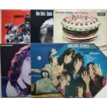 ROLLING STONES 12" AND LP VINYL RECORDS. 2 x 12" singles here with 'Harlem Shuffle & Miss You' on