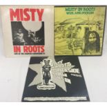 3 MISTY IN ROOTS VINYL RECORDS. The first 2 disc's are albums with titles - Live At The Counter