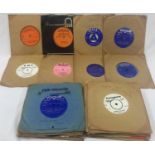 BOX OF 7? VINYL DEMO / PROMO SINGLES. Nice conditioned lot to include mostly one sided demo records.