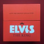 ELVIS PRESLEY 'THE KING' 10" VINYL NUMBERED BOX. This set was released to commemorate the 30th