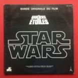 JOHN WILLIAMS SIGNED STAR WARS VINYL LP RECORD. A French release double album on 20th Century
