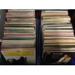 2 BOXES OF CLASSICAL VINYL LP 33RPM RECORDS. Large collection of various composers / orchestra's 99%