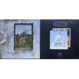 LED ZEPPELIN VINYL LP RECORDS X 2. Untitled / IV / Zoso from 1971 in Gate-fold sleeve on Atlantic
