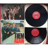 THEM VINYL LP RECORD ALBUMS X 2. Very rarely seen are these 2 albums from the sixties group Them.