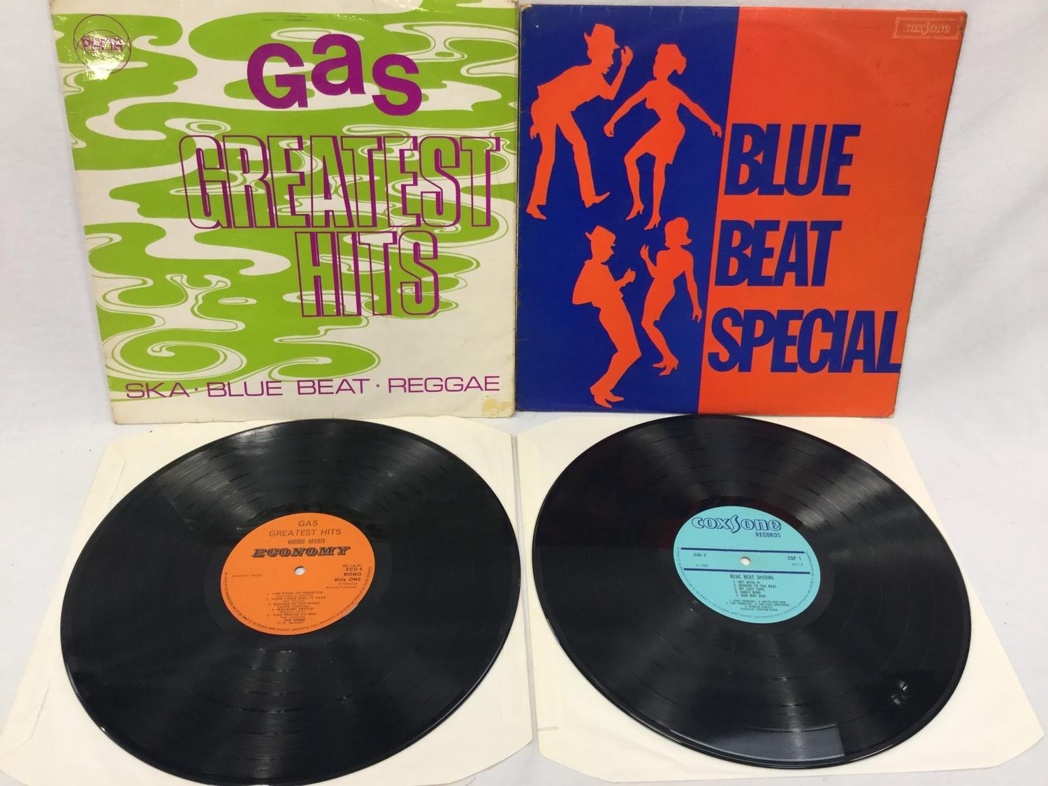 TWO RARE SKA / REGGAE VINYL LP RECORDS. First up we have 'Gas Greatest Hits' on Pama Records ECO 4