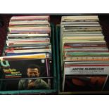 CLASSICAL / INSTRUMENTAL VINYL LP RECORDS. Another 2 trays of various composers / Orchestra's /
