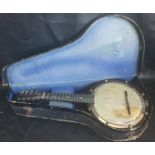 SAVANA MANDOLIN BANJO. This Banjo is dated from the 1920's. Has some wear and strings are all
