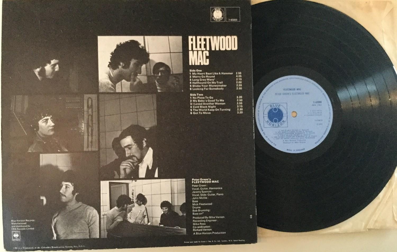 FLEETWOOD MAC - PETER GREEN'S FLETWOOD MAC - LP RECORD. Original 1968 mono Blue Horizon 7-63200 UK - Image 2 of 2