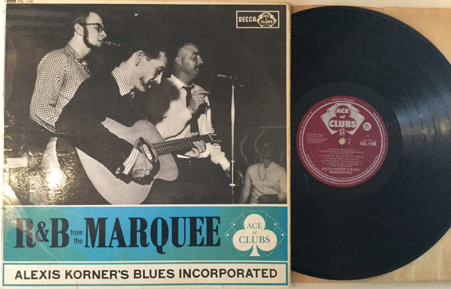 ALEXIS KORNER 'R&B AT THE MARQUEE' 1962 UK VINYL LP RECORD. On the Decca -Ace Of Clubs ACL 1130