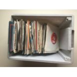 MIX MASH OF VARIOUS SINGLES FROM THE 60's & 70's. This box contains hits and non hits by some