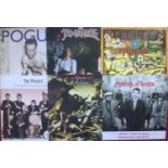 COLLECTION OF POGUES RECORDS. 5 disc's grace us with titles as follows - Rum Sodomy & The Lash -