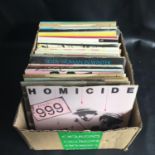 BOX OF VARIOUS PUNK RELATED SINGLES. All in VG++ conditions and including artist's - The Adverts -