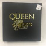 QUEEN BOX SET 'THE COMPLETE WORKS'. This is an impeccalby well preserved example of the limited