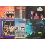 COLLECTION OF 8 GREAT ROCK RELATED ALBUMS. First on Island ILPS 9089 we have Free with 'Tons Of