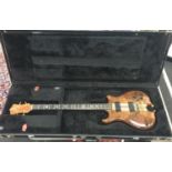 ALEMBIC 20th ANNIVERSARY BASS GUITAR. Mahogany body - Walnut front and rear facings - Ebony