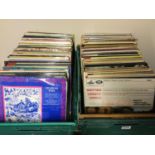 2 TRAYS OF CLASSICAL INSTRUMENTAL LP RECORDS. Another couple of trays of various suites - Concert'