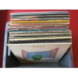 LARGE BOX OF ROCK / POP RELATED LP VINYL RECORDS. This box contains some great artist's