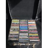 LARGE CARRY CASE OF CD ALBUMS. To include many artists such as - Led Zeppelin - The Beatles -