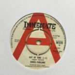 CHRIS FARLOWE DEMO 7" VINYL SINGLE 'OUT OF TIME'. This Immediate IM 078 Demo (Stones cover