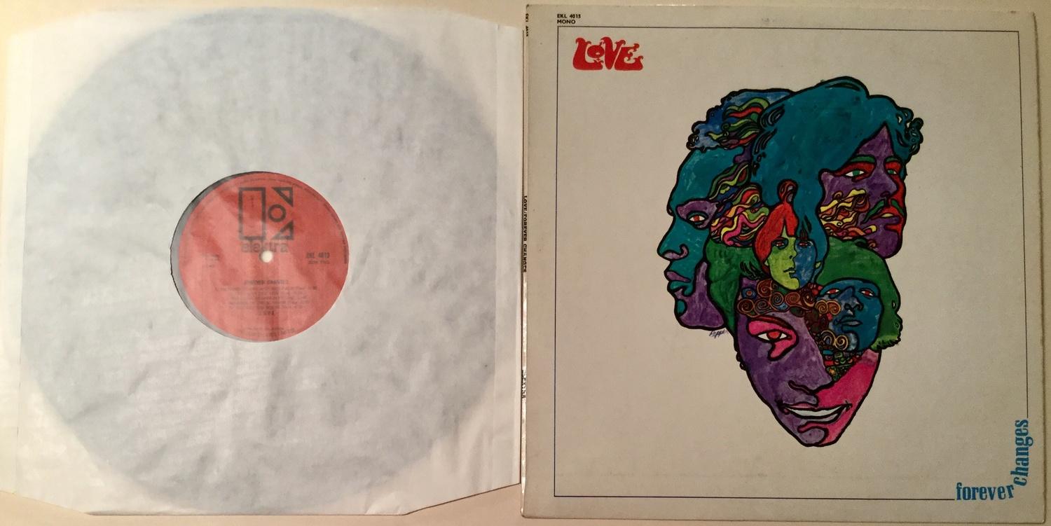 LOVE 'FOREVER CHANGES' VINYL LP RECORD. This is a fantastic 1967 Press in Mono on the Orange & Black