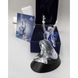 Swarovski Crystal: 2002 Isadora Magic of the Dance with stand, plaque and paperweight 608238 - Adi