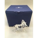 Swarovski Crystal: Unicorn (standing) - Anton Hirzinger - 630119 - with box.