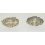 A pair of silver pin dishes H/M (sold on behalf of the RNLI)