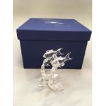 Swarovski Crystal: School of fish - Martin Zendron - 666355 - with box.