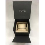 FOPE 18ct white gold bracelet with box.