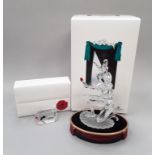 Swarovski Crystal: 2001 Harlequin with stand and plaque - Anton Hirzinger - 254044 - with boxes.