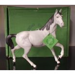 A Beswick matt grey horse.