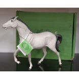 A Beswick matt grey horse.