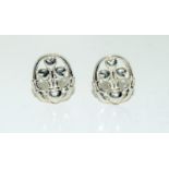 Pair of silver cufflinks with Irish motif.