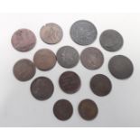 14 copper coin tokens.