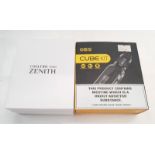 A Coolfire Mini Zenith Vape kit together with an OBS Cube Kit Vape (REF 120, 52).