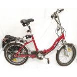 REd E-Wayfarer folding battery powered bike (Ref 29).