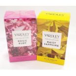 Two Yardley 50ml eau de toilette - Rosie Ruby and Daisy Sapphire (Ref 56).