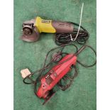 Wolf angle grinder together with Ryobi angle grinder (REF 145, 144)