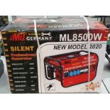 Mil Germany ML8500W Professional Generator 2020 model, new in box (REF 45).