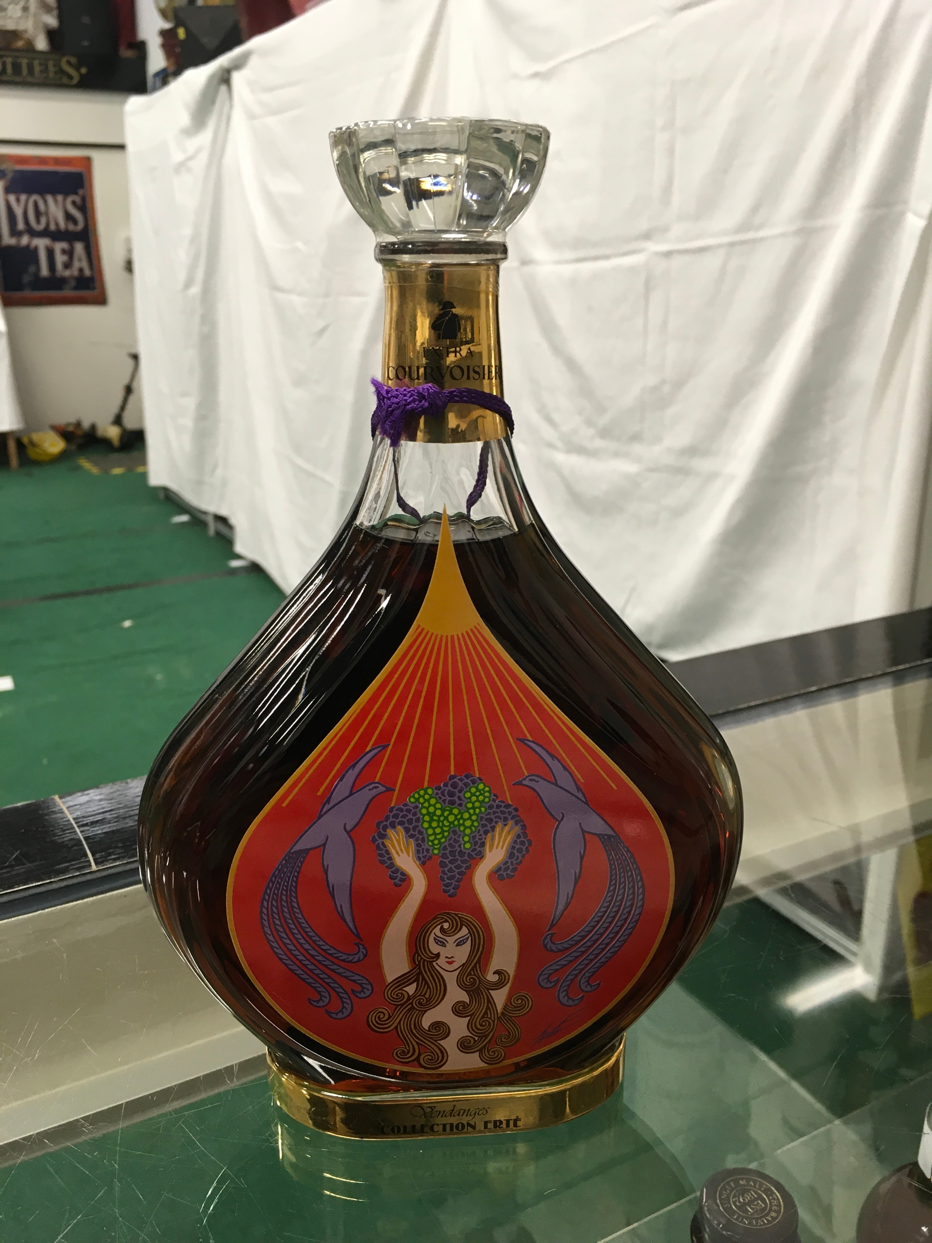 Courvoisier Cognac Complete Erte Collection. Edition No 1 - No 8. All sealed with seven boxed. - Image 10 of 15