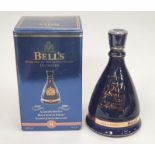 Bell's Extra Special Old Scotch Whisky porcelain decanter commemorating 50 years reign of Queen